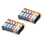 12 Pack Canon PGI-220 & CLI-221 Compatible Ink Cartridges