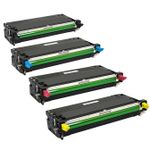 4 Pack Dell 3130cn / 3130cnd High-Yield Remanufactured Toner