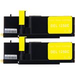 Dell 331-0779 Yellow Compatible High-Yield Toner Cartridges 2-Pack (DG1TR)