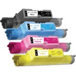 4 Pack Dell 5110cn / 5110n Compatible High-Yield Toner