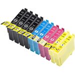 10 Pack Epson 200XL High-Yield Remanufactured Ink Cartridges