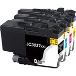 4 Pack Brother LC3037 Super High-Yield Compatible Ink Cartridges