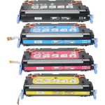 4 Pack HP 502A Remanufactured Toner Cartridges