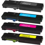 4 Pack Xerox WorkCentre 6655 Compatible High-Yield Toner Cartridges