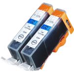 2 Pack Canon CLI-226C Cyan Compatible Ink Cartridges (4547B001)