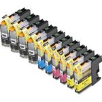 10 Pack Brother LC103 Compatible High-Yield Ink Cartridges (Replaces LC101)