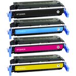 4 Pack HP 644A Remanufactured Toner Cartridges