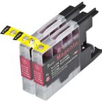 2 Pack Brother LC79M Magenta Compatible Extra High-Yield Ink Cartridges