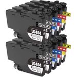 10 Pack Brother LC404 XL High-Yield Compatible Ink Cartridges