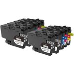 10 Pack Brother LC406 XL High-Yield Compatible Ink Cartridges