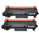 2 Pack Brother TN830XL Black Compatible High-Yield Toner Cartridge