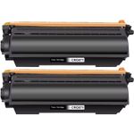 2 Pack Canon 071 Standard Yield Black Compatible Toner Cartridge (5645C001)