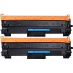 2 Pack HP 48A Black Compatible Laser Toner Cartridge (CF248A)