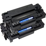 2 Pack HP 11A Black Remanufactured Toner Cartridge (Q6511A)