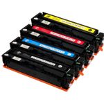 4 Pack Canon 067H Compatible High-Yield Toner Cartridges