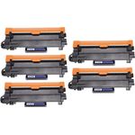 5 Pack Brother TN830 Black Compatible Toner Cartridge