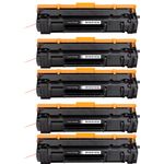 5 Pack HP 141A Black Compatible Toner Cartridge (W1410A)