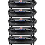 5 Pack Canon 104 Black Compatible Laser Toner Cartridges (0263B001AA)