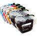 5 Pack Brother LC3017 Compatible High-Yield Ink Cartridges