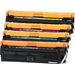 4 Pack HP 650A Remanufactured Toner Cartridges