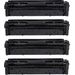 4 Pack Canon 055H Compatible High-Yield Toner Cartridges