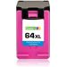 3 Pack HP 64XL Compatible High-Yield Ink Cartridges