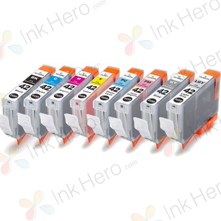 8 Pack Canon CLI-42 Compatible Ink Cartridges