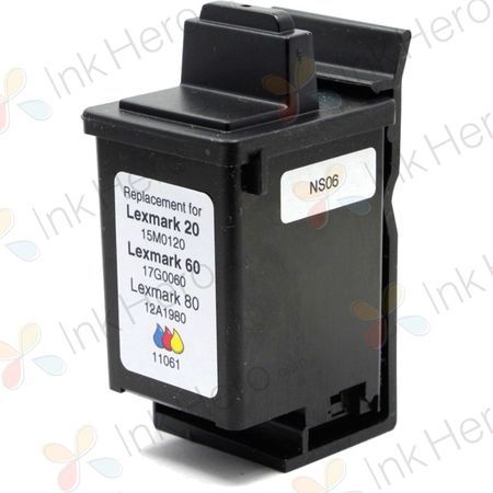 Lexmark 80 Color Remanufactured Ink Cartridge (12A1980)