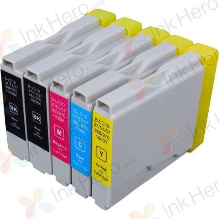 5 Pack Brother LC-51 Compatible Ink Cartridges