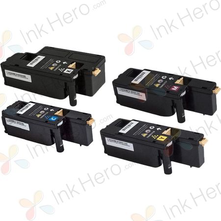 4 Pack Xerox Phaser 6022 / WorkCentre 6027 Compatible Toner Cartridges