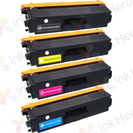 4 Pack Brother TN315 (Replaces TN310) Compatible High-Yield Toner Cartridges