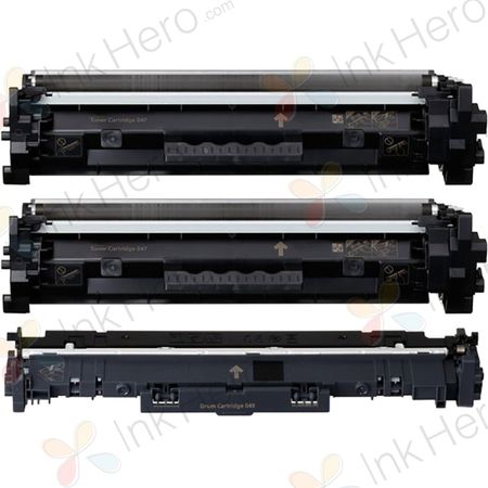 3 Pack Canon 047 & 049 Toner & Drum Cartridges