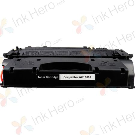 HP 05X Black Compatible High-Yield Toner Cartridge (CE505X)