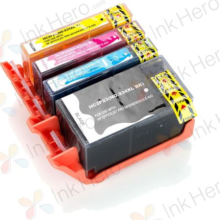 4 Pack HP 934XL & HP 935XL High-Yield Ink Cartridges