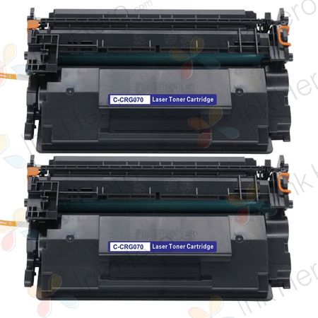 2 Pack Canon 070 Black Compatible Toner Cartridge (5639C001)