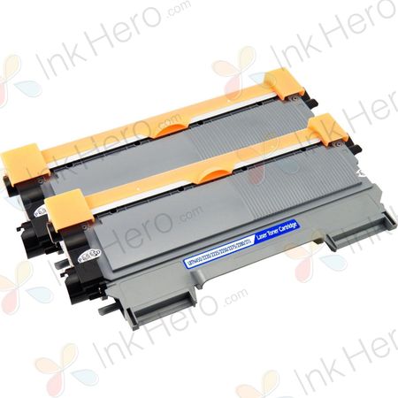 2 Pack Brother TN450 Black Compatible High-Yield Toner Cartridges (Replaces TN420)