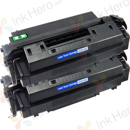 2 Pack HP 10A Black Compatible Toner Cartridge (Q2610A)