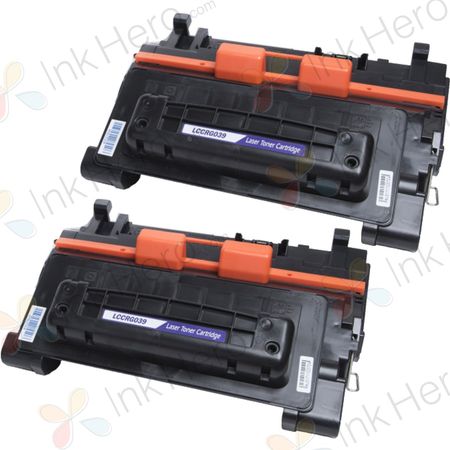 2 Pack Canon 039 Black Compatible Toner Cartridge