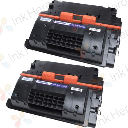 2 Pack Canon 039H Black Compatible High-Yield Toner Cartridge (0288C001 / 0287C001)