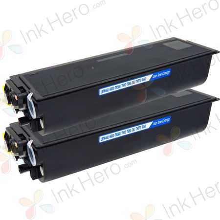 2 Pack Brother TN460 Black Compatible High-Yield Toner Cartridge (Replaces TN430)