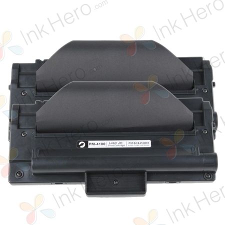 2 Pack Samsung SCX-4100D3 Compatible Black Laser Toner Cartridge