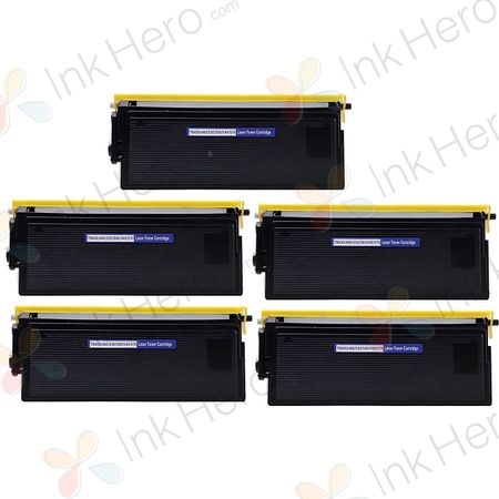 5 Pack Brother TN560 High Yield Black Compatible Toner Cartridge (Replaces TN530)