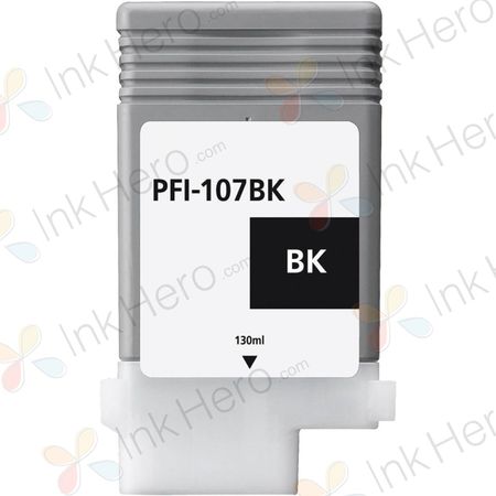 Canon PFI-107BK Black Compatible Ink Cartridge (6705B001)