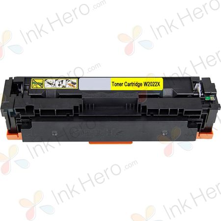 HP 414X Yellow Compatible High-Yield Toner Cartridge (W2022X)