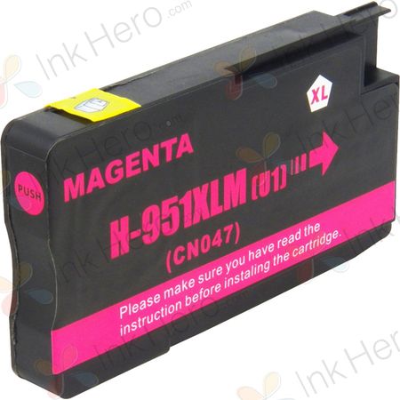 HP 951XL Magenta High-Yield Remanufactured Ink Cartridge (CN047AN)