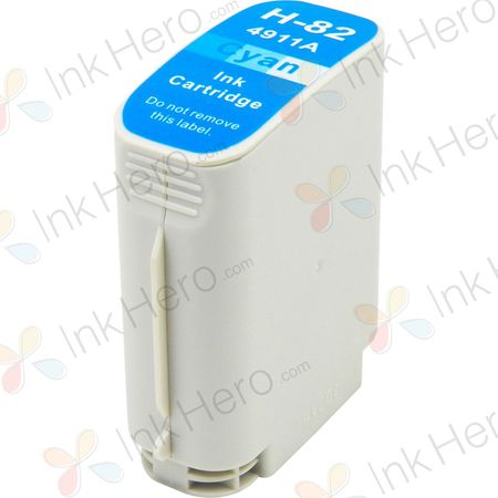 HP 82 Cyan Remanufactured Ink Cartridge (C4911AN)