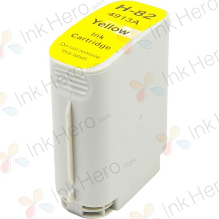 HP 82 Yellow Remanufactured Ink Cartridge (C4913AN)