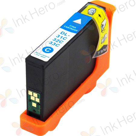 Dell Series 33/34 Cyan Compatible Extra High-Yield Ink Cartridge (331-7378 / 8DNKH)