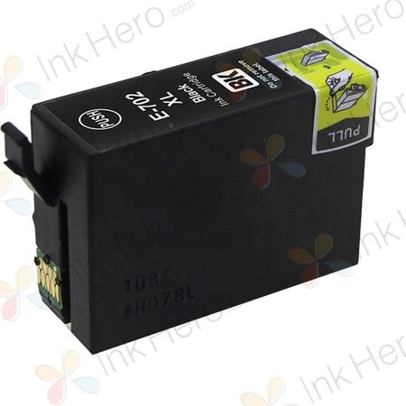 Epson 702XL Black High-Yield Remanufactured Ink Cartridge (T702XL120)