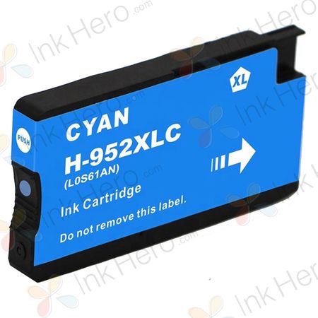 HP 952XL Cyan High-Yield Remanufactured Ink Cartridge (L0S61AN)